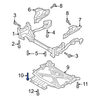 Audi OE - Powertrain Skid Plate Bolt