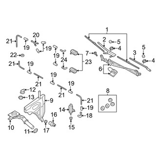 Audi OE - Windshield - Wiper & Washer Components