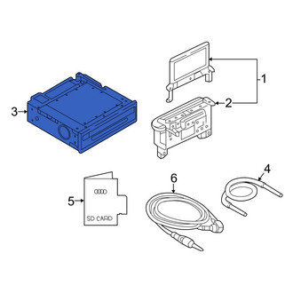 Audi OE - Radio Control Unit