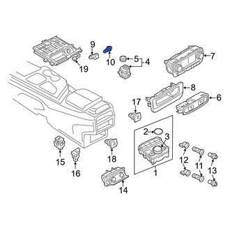 Audi OE - Front 12 Volt Accessory Power Outlet Cover