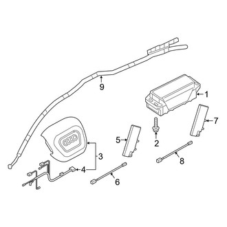 Audi OE - Restraint Systems - Air Bag Components (Air Bags)