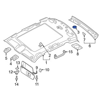 Audi OE - Headliner Clip