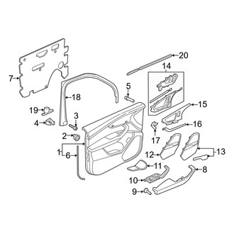 Audi OE - Front Door - Interior Trim (Door Panel & Trim)