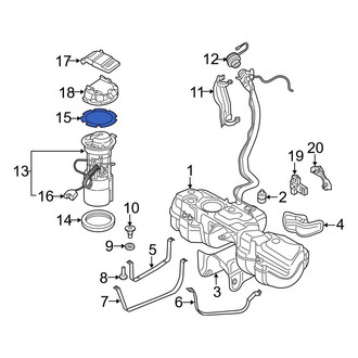 Audi OE - Fuel Tank Lock Ring