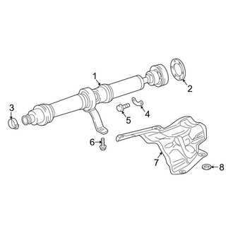 Audi OE - Rear Suspension - Drive Shaft (Gas)