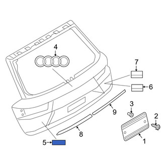Audi OE - Rear Hatch Emblem