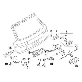 Audi OE - Lift Gate - Lock & Hardware