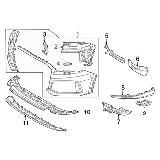 Audi OE - Front Bumper & Grille - Bumper & Components (Bumper Cover & Trim)