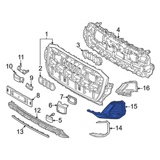 Audi OE - Front Left Grille