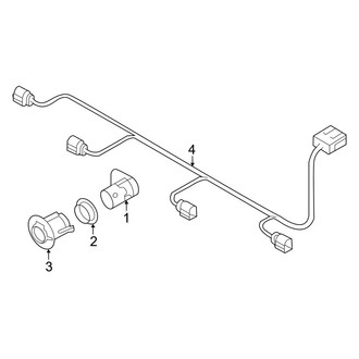 Audi OE - Front Bumper & Grille - Electrical Components (Park Sensors)