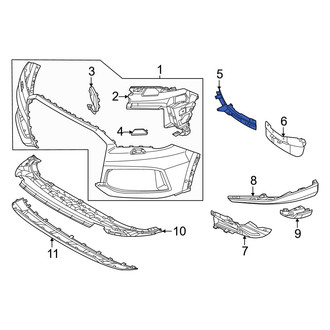 Audi OE - Front Left Stone Deflector