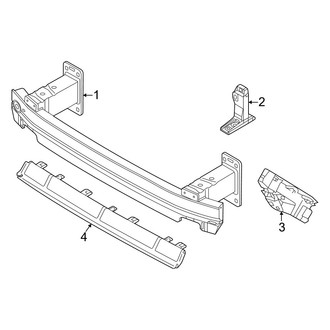 Audi OE - Front Bumper & Grille - Bumper & Components (Bumper Support), (Prestige)