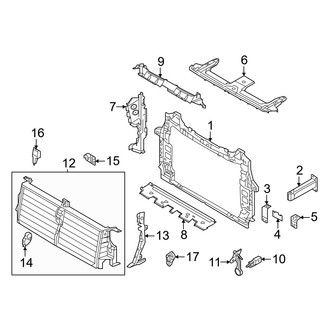 Audi OE - Radiator Support