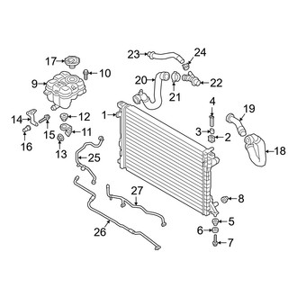Audi OE - Cooling - Radiator & Components (Main), (3.0L)