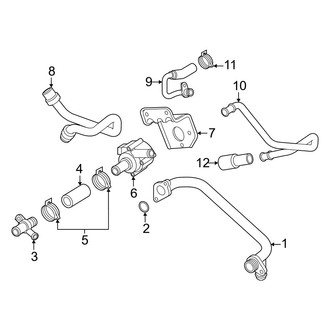 Audi OE - Cooling - Hoses & Lines (3.0L)