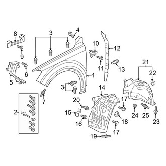 Audi OE - Fender & Components