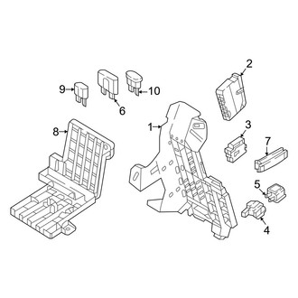 Audi OE - Electrical - Fuse & Relay (Engine Compartment)