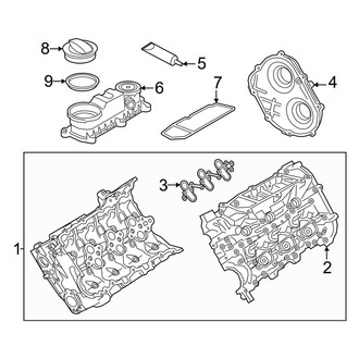 Audi OE - Engine / Transaxle - Valve & Timing Covers (3.0L)