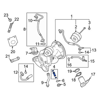 Audi OE - Turbocharger Boost Pressure Relief Valve