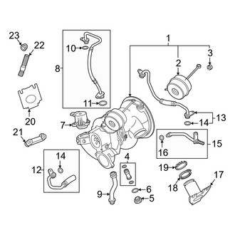 Audi OE - Engine / Transaxle - Turbocharger & Components (3.0L)