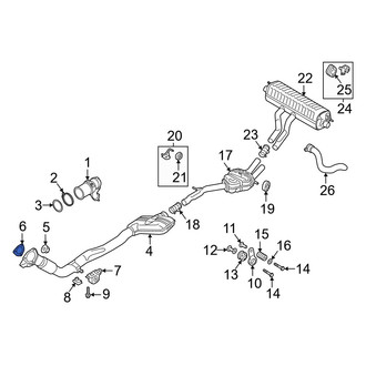 Audi OE - Exhaust Pipe Flange Gasket