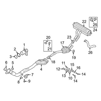 Audi OE - Exhaust System - Exhaust Components