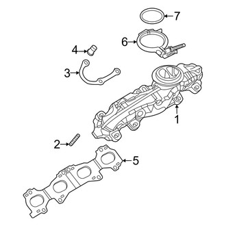 Audi OE - Exhaust System - Exhaust Manifold (Premium / Premium Plus 2.0L)