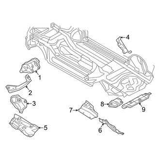 Audi OE - Exhaust System - Heat Shields