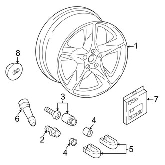 Audi OE - Wheels (21" Wheel), (Premium Plus / Prestige)