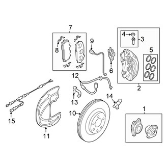 Audi OE - Front Suspension - Brake Components (400 x 38 mm)