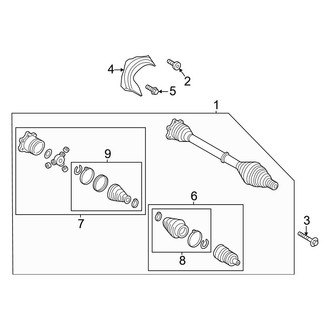 Audi OE - Front Suspension - Drive Axles