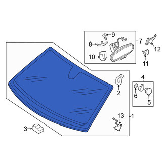 Audi OE - Front Windshield