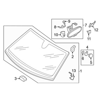 Audi OE - Windshield Glass