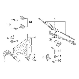 Audi OE - Windshield - Wiper & Washer Components
