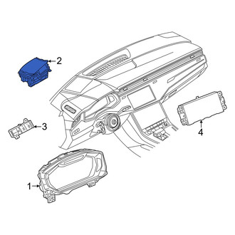 Audi OE - Heads Up Display Assembly