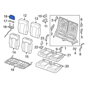 Audi OE - Rear Headrest