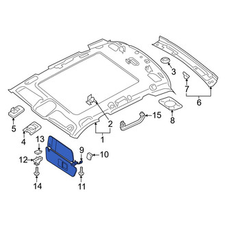 Audi OE - Left Sun Visor