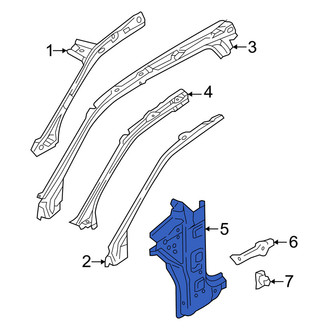 Audi OE - Right Lower Body A-Pillar