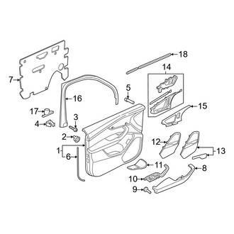 Audi OE - Front Door - Interior Trim (Door Panel & Trim)
