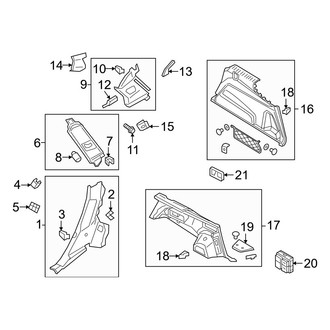 Audi OE - Quarter Panel - Interior Trim