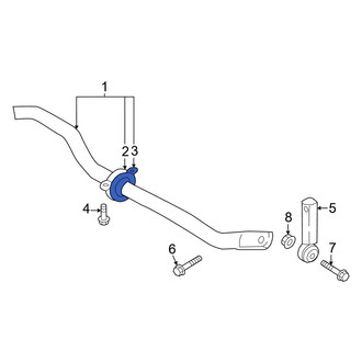 Audi OE - Rear Suspension Stabilizer Bar Bracket