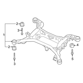 Audi OE - Rear Suspension - Suspension Mounting