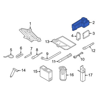 Audi OE - Floor Storage Compartment