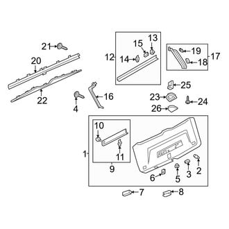 Audi OE - Lift Gate - Interior Trim