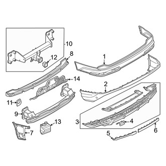 Audi OE - Rear Bumper - Bumper & Components