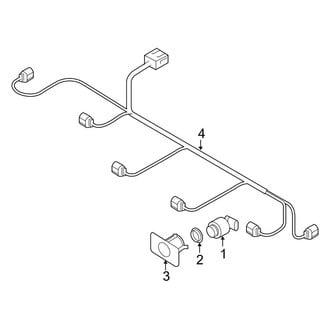 Audi OE - Front Bumper & Grille - Electrical Components (Park Sensors)