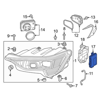 Audi OE - Front Headlight Control Module