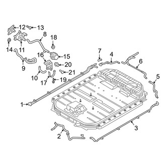 Audi OE - Cooling - Hoses & Lines (Rear), (Premium Plus / Prestige)