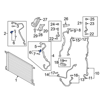 Audi OE - A/C Refrigerant Temperature Sensor