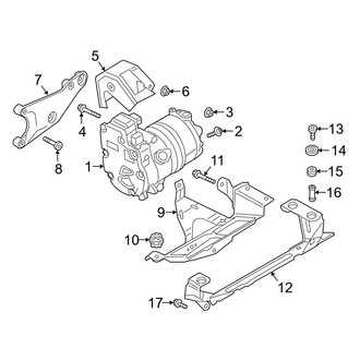 Audi OE - Air Conditioner & Heater - Compressor